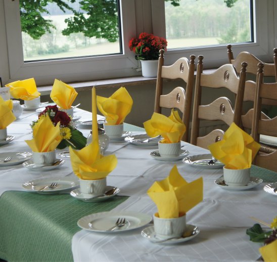 Kaffeetafel für Gruppen